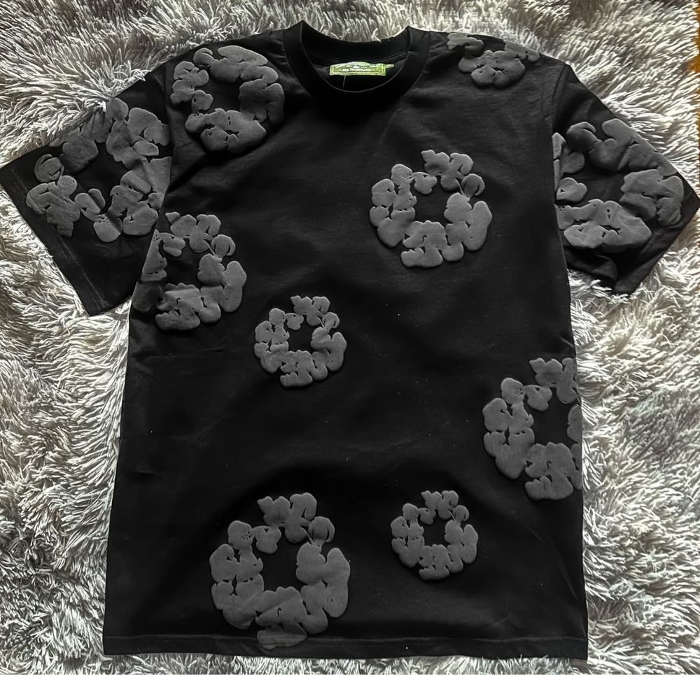 Black Monochrome Denim Tears - Шорти & Екип