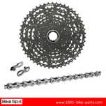 Shimano 11sp 11-50t CUES-Linkglide CS-LG400 + CN-LG500-126L Wear Tear