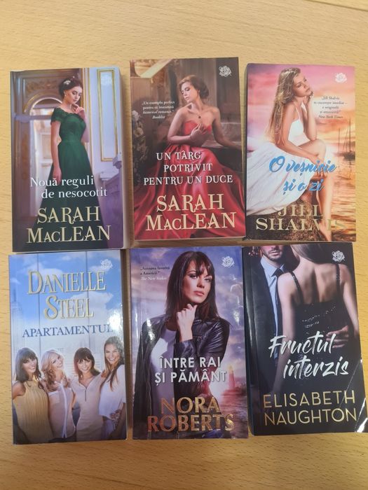 Set 6 carti romantice ,pachet 1,ed Lira