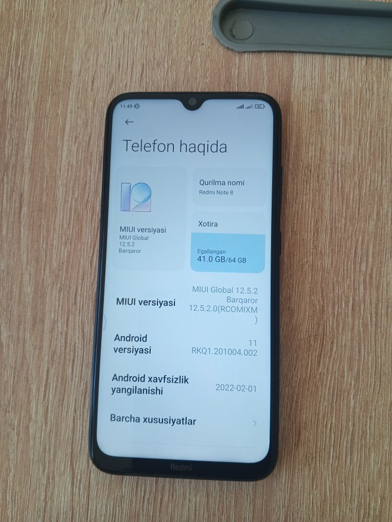Redmi note 8 6/64