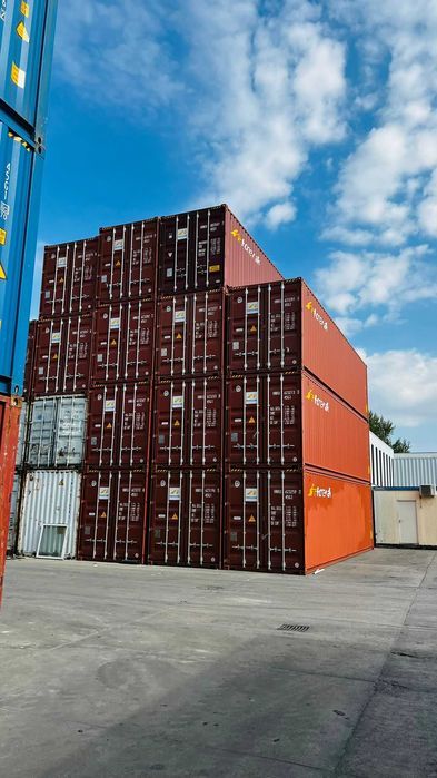 Container maritim 40 HQ NOU rosu 2020 6/10 Craiova