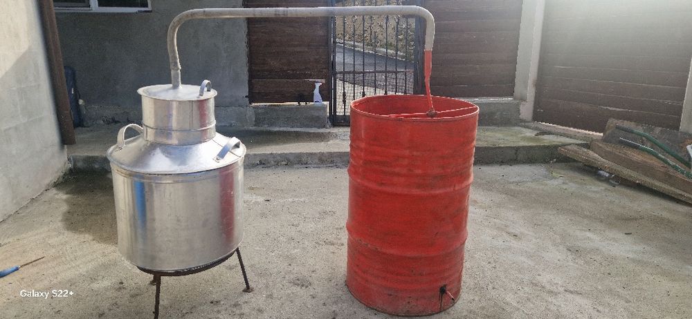 Vand cazan de tuica de 150L cu racitor!