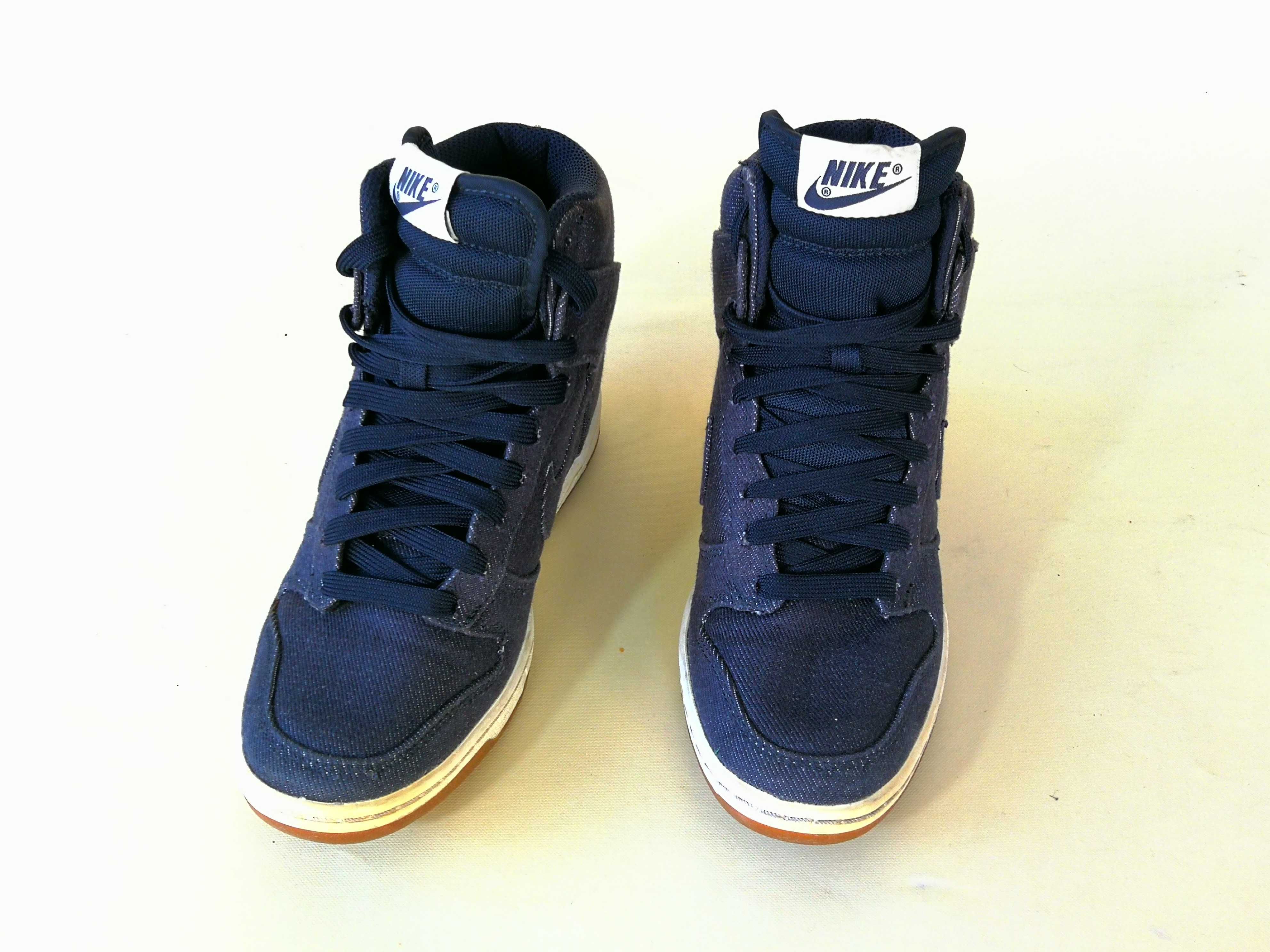 Ghete inalte toc ascuns dama  36 37 NIKE AIR Force Blug  Ca   NOI