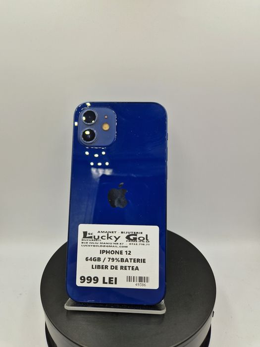 Iphone 12 64GB / 79% Baterie Garantie #49386