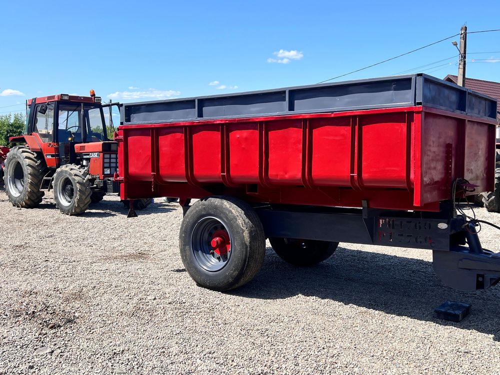 Remorca agricola tandem bena 7,7 t