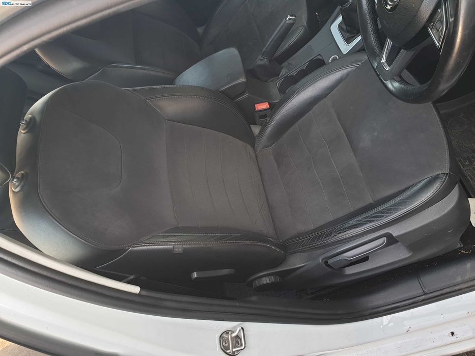 Interior Scaun Scaune Piele Semi Piele cu Alcantara Fara Incalzire si Bancheta cu Spatar Skoda Octavia 3 Break Combi 2013 - 2020 [K5848] [K5849] [K5850] [K5851]