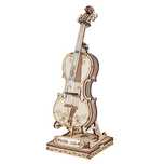 НОВО! Дървен 3D пъзел - виолончело Rolife Cello