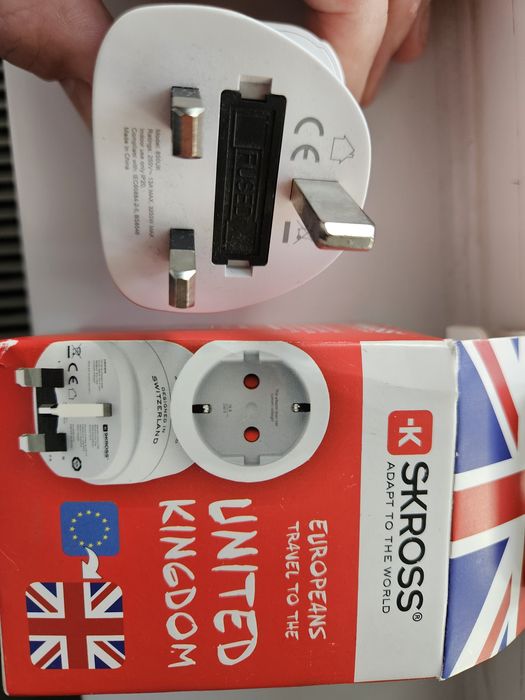 Adaptoare prize  Schuko  UK  la   UE  ideale pentru călătorii