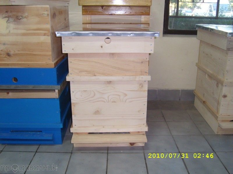 Дървен пчеларски инвентар - кошери и рамки