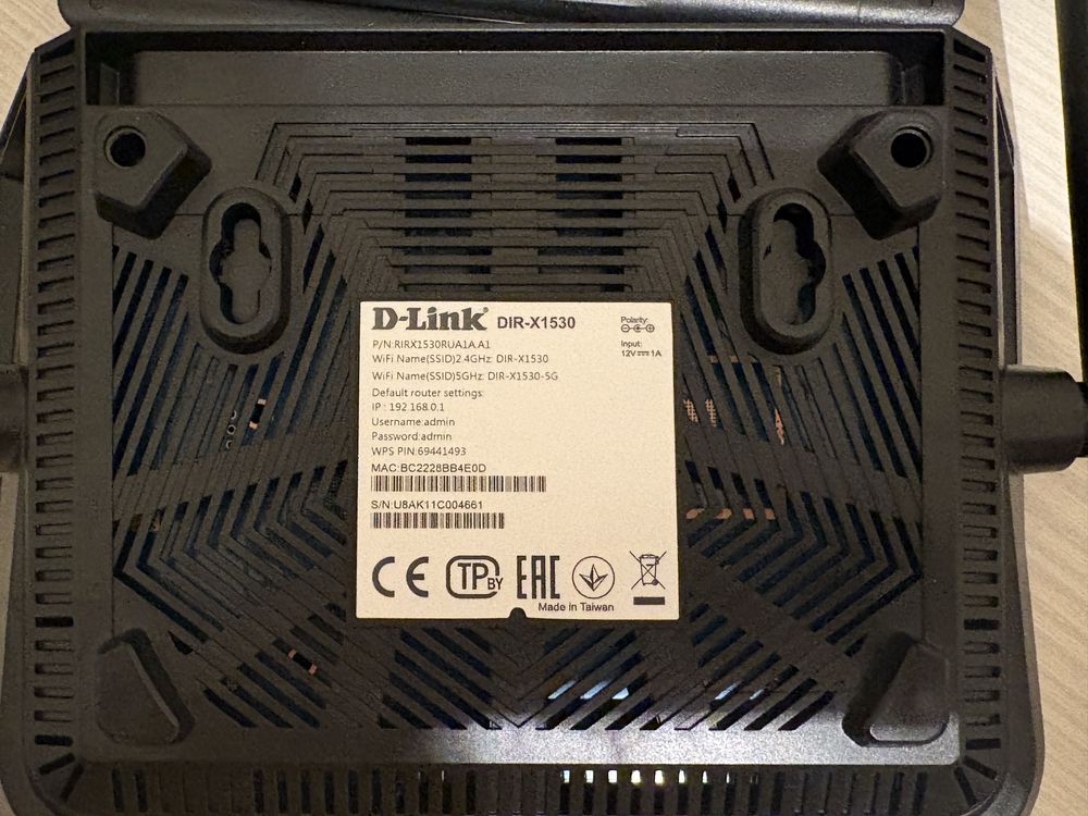 Маршрутизатор D-link DIR-X1530/RU/A1A