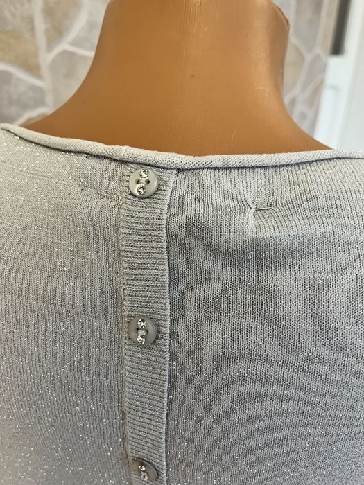 Pulover dama argintiu Pachita