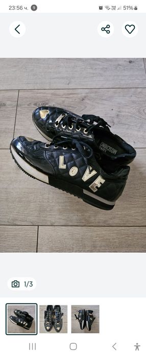 Сникърси Moschino два модела и кецове Moschino