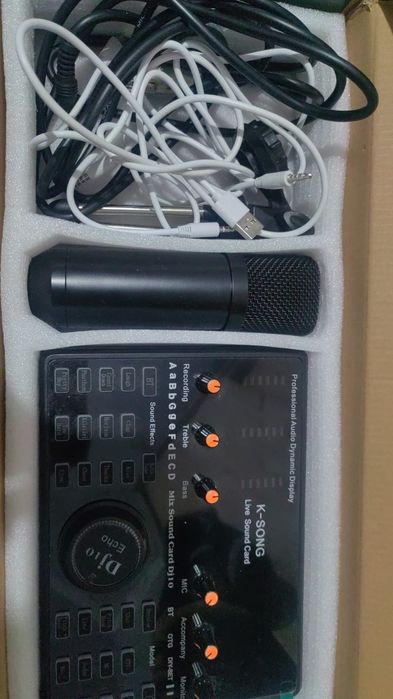 Продам микрофон Live Sound Card DJ10