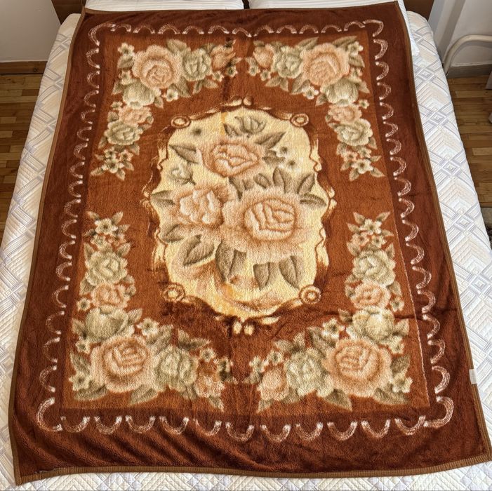 Плюшевый плед-одеяло, полуторка, 2 шт.