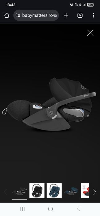 Scoica Cybex platinium Cloud Q + baza isofix