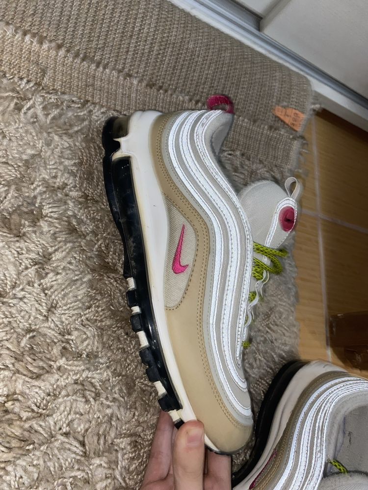 Nike airmax 97 Light Bone Deadly Pink