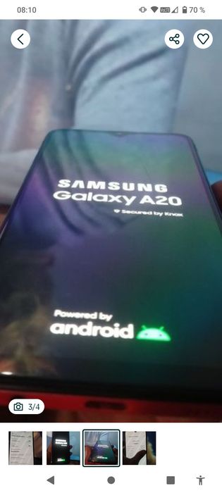Продам сотовый телефон samsung a20