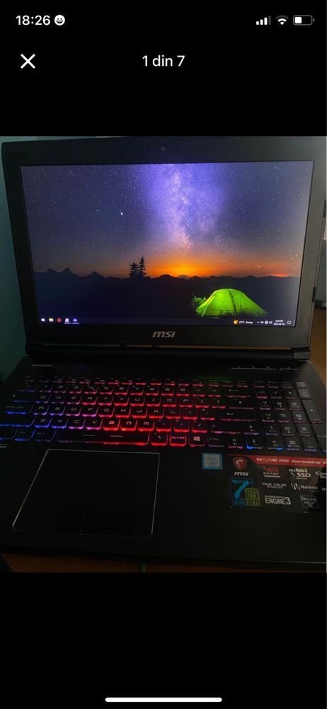 Vand laptop gaming