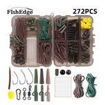 Set 272 accesorii pentru monturi pescuit crap, carlige, agrafe rapide