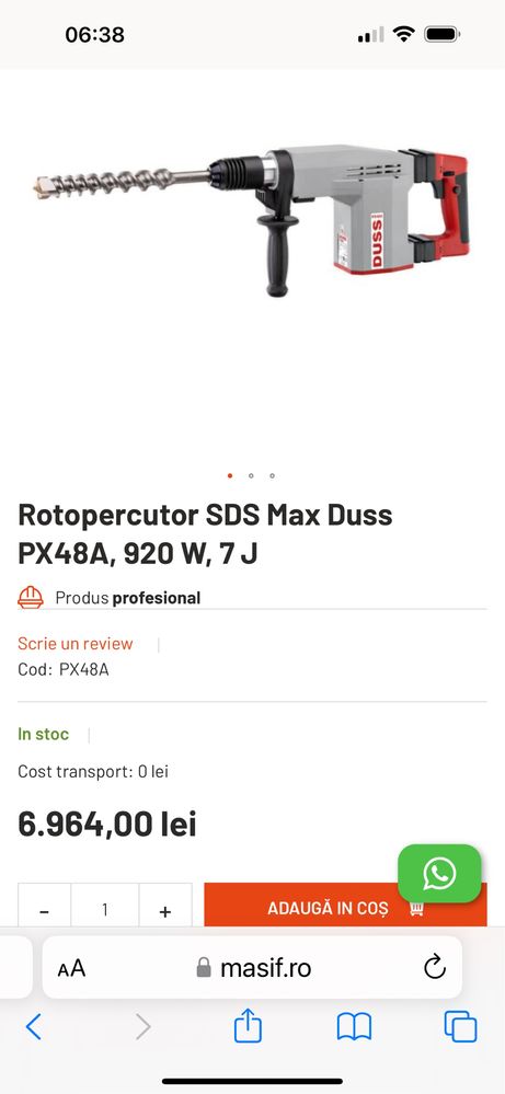 Duss PX48A rotopercutor