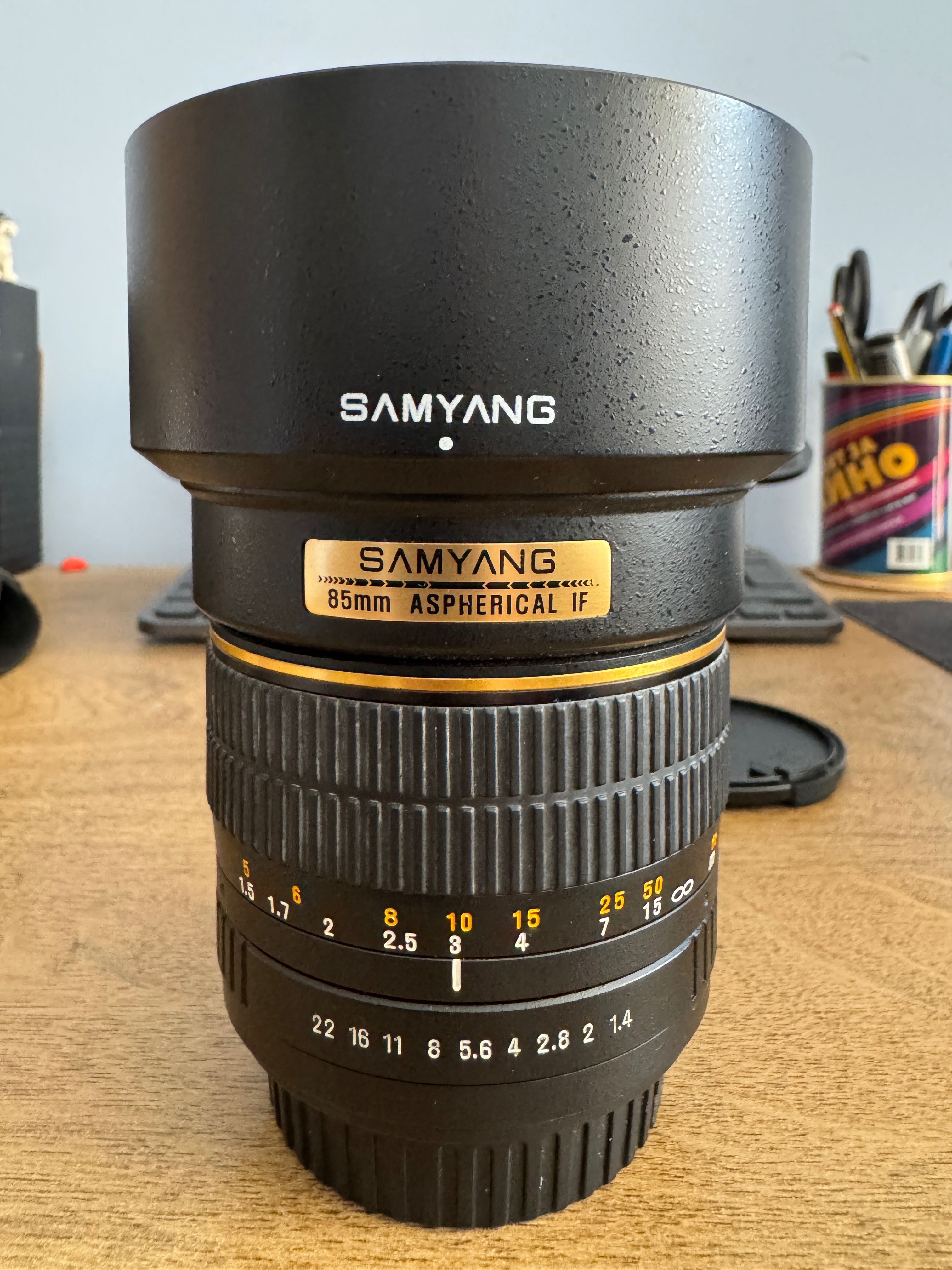 Samyang 85мм, F1.4 aspherical IF