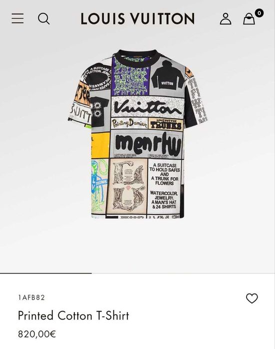 Мъжка тениска Louis Vuitton Lv Топ модел 1AFB82