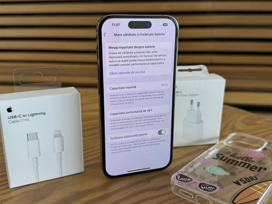 iPhone 14 PRO Gold•128GB•Neverlocked•5G-FARA SCHIMBURI