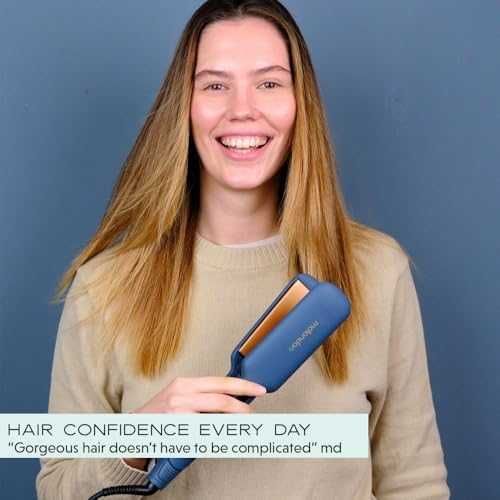 Нова Широка Преса за Коса mdlondon PHAT Идеална за Гъста и Дълга Коса