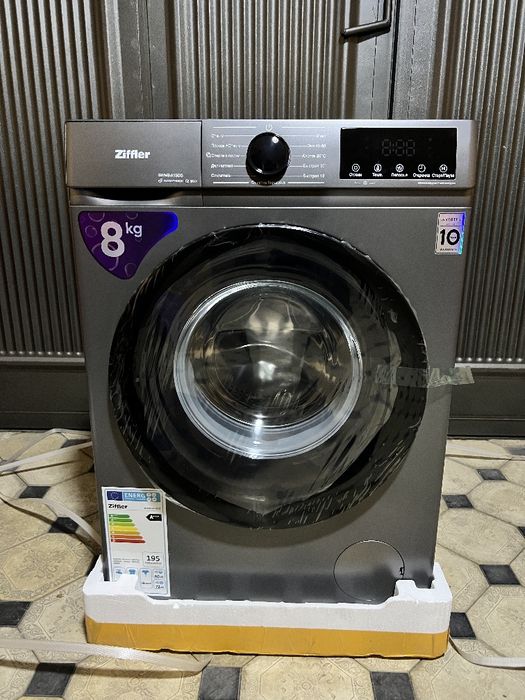 Ziffler kir yuvish mashinasi 8 kg  garantiya dastavka bepul ustanovka
