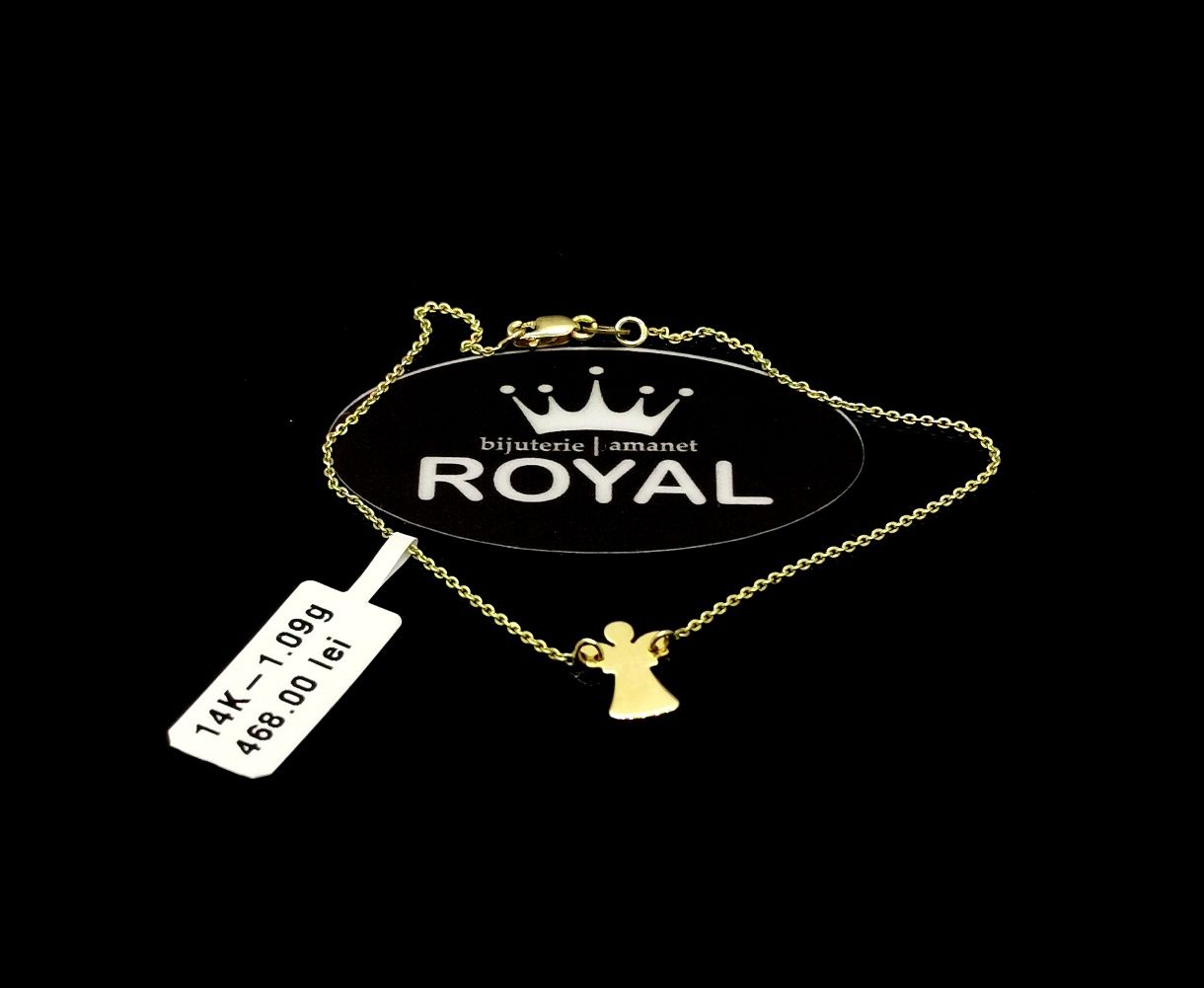 Bijuteria Royal bratara din aur 14k 1.09 gr