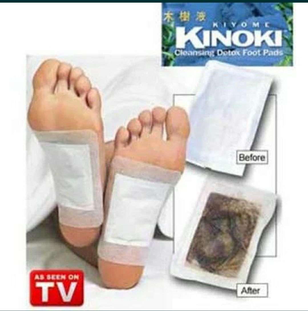 Даставка безплатная, Kinoki - Детокс пластырь для ног. Оргинал