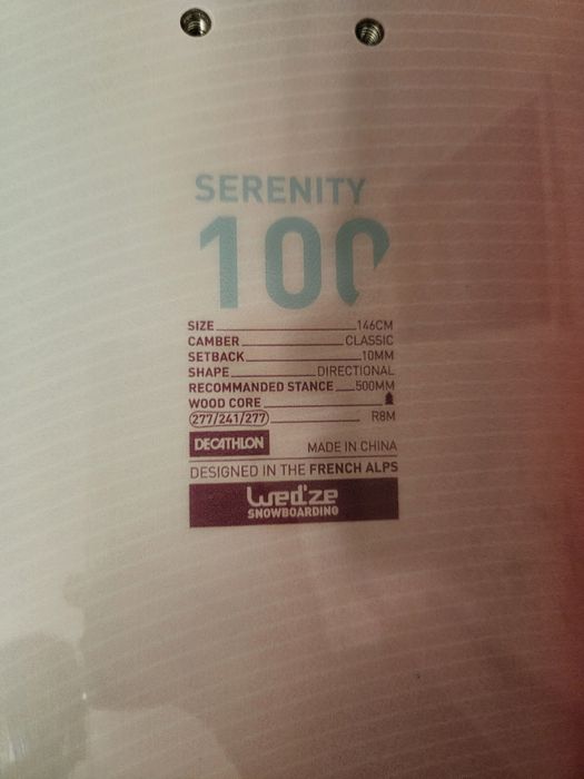 Сноуборд Wedze Serenity 100