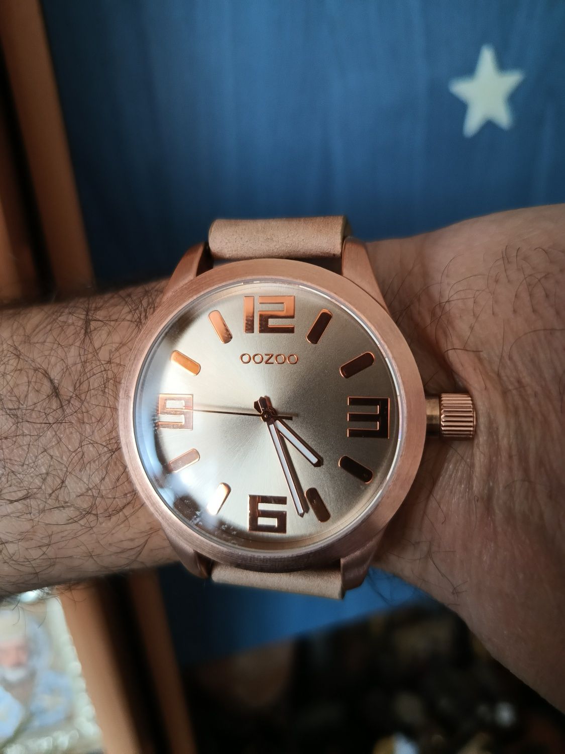 Ceas Oozoo original ,carcasă 47 mm,nou