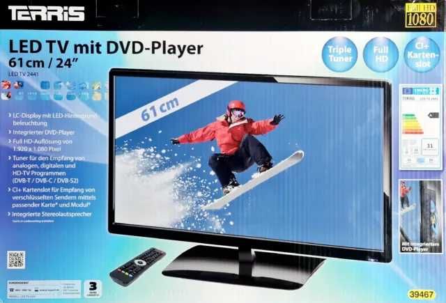 Televizor LED Terris 2441 24"/61cm cu DVD player,FullHd,DVC,NOU!