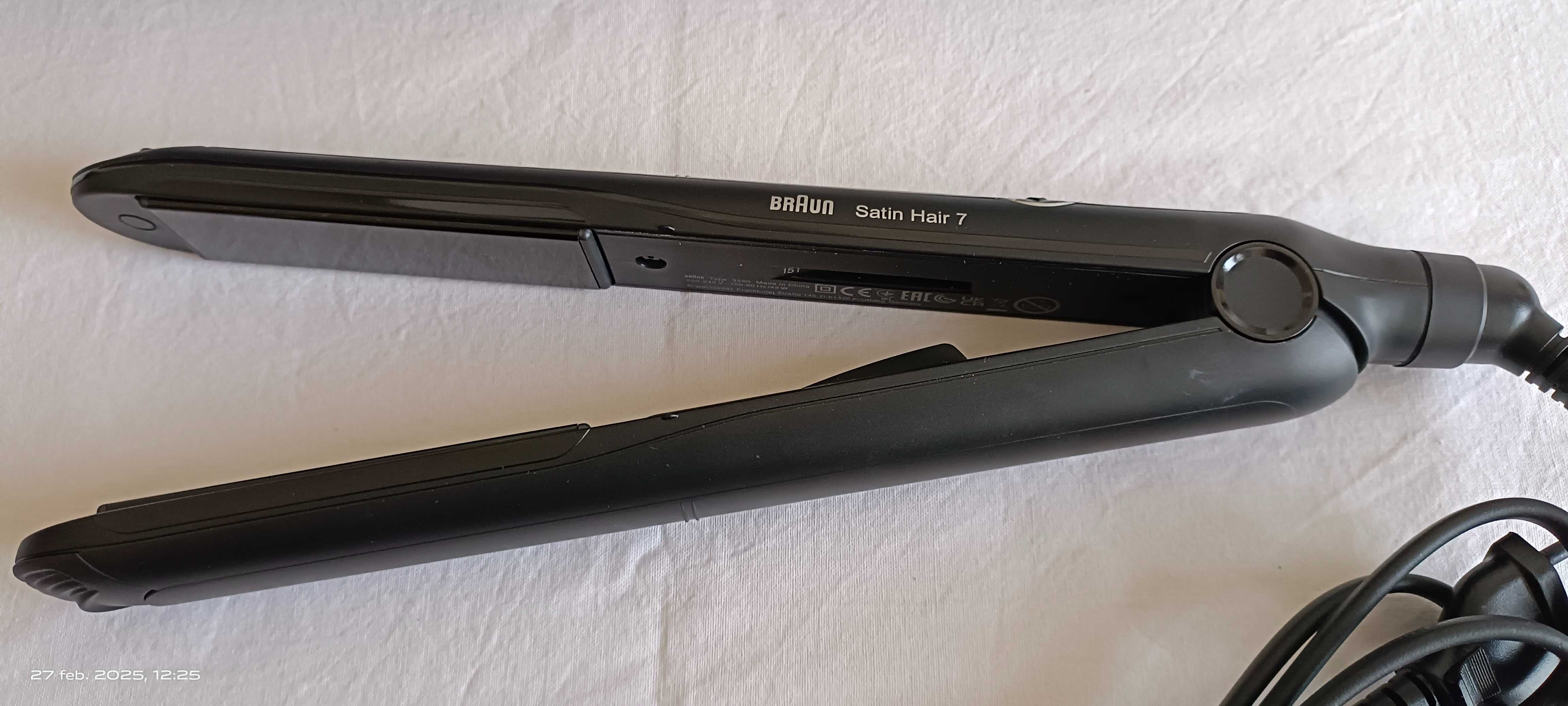 Placa de indreptat parul BRAUN Satin-Hair 7 SensoCare