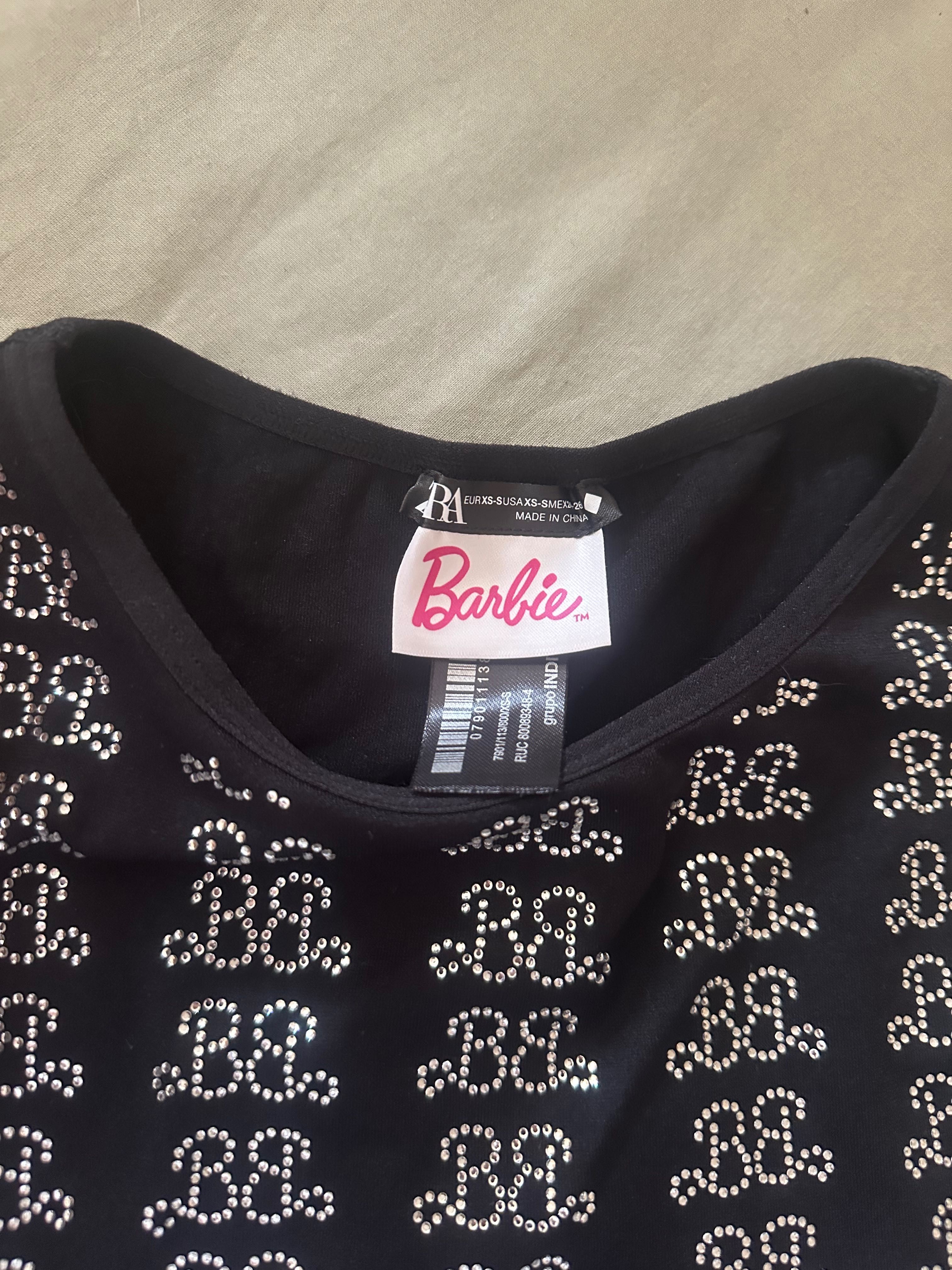 Zara Barbie боди с камъни XS - S