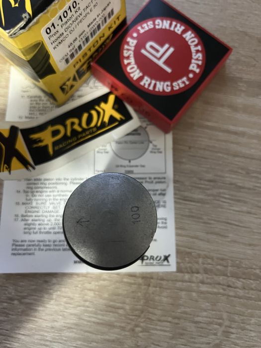 Piston ProX 50cc – 40mm, bolt 12 – Nou, Original