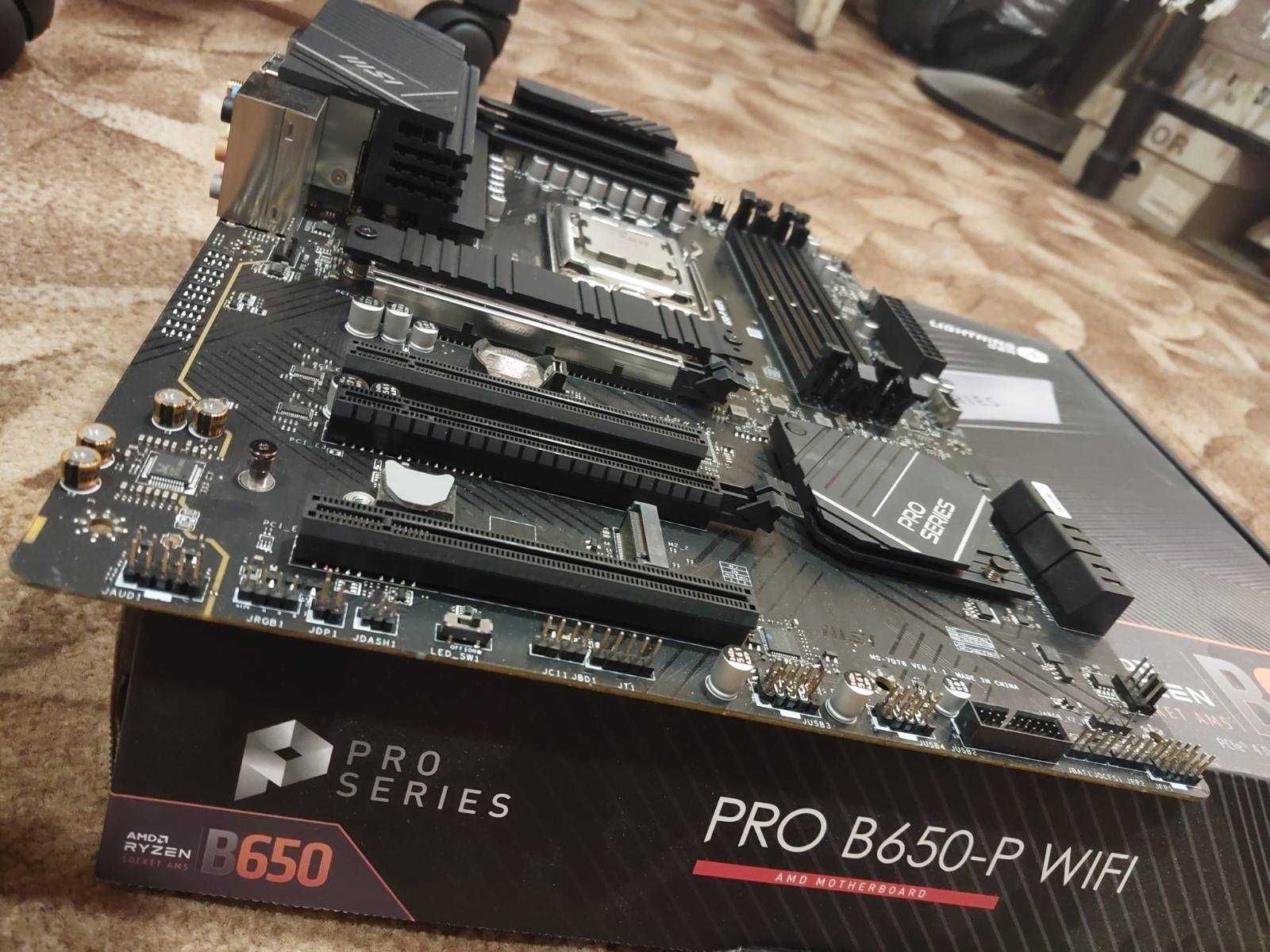 AMD Ryzen 5 7600X + MSI Pro B650-P Wi-Fi
