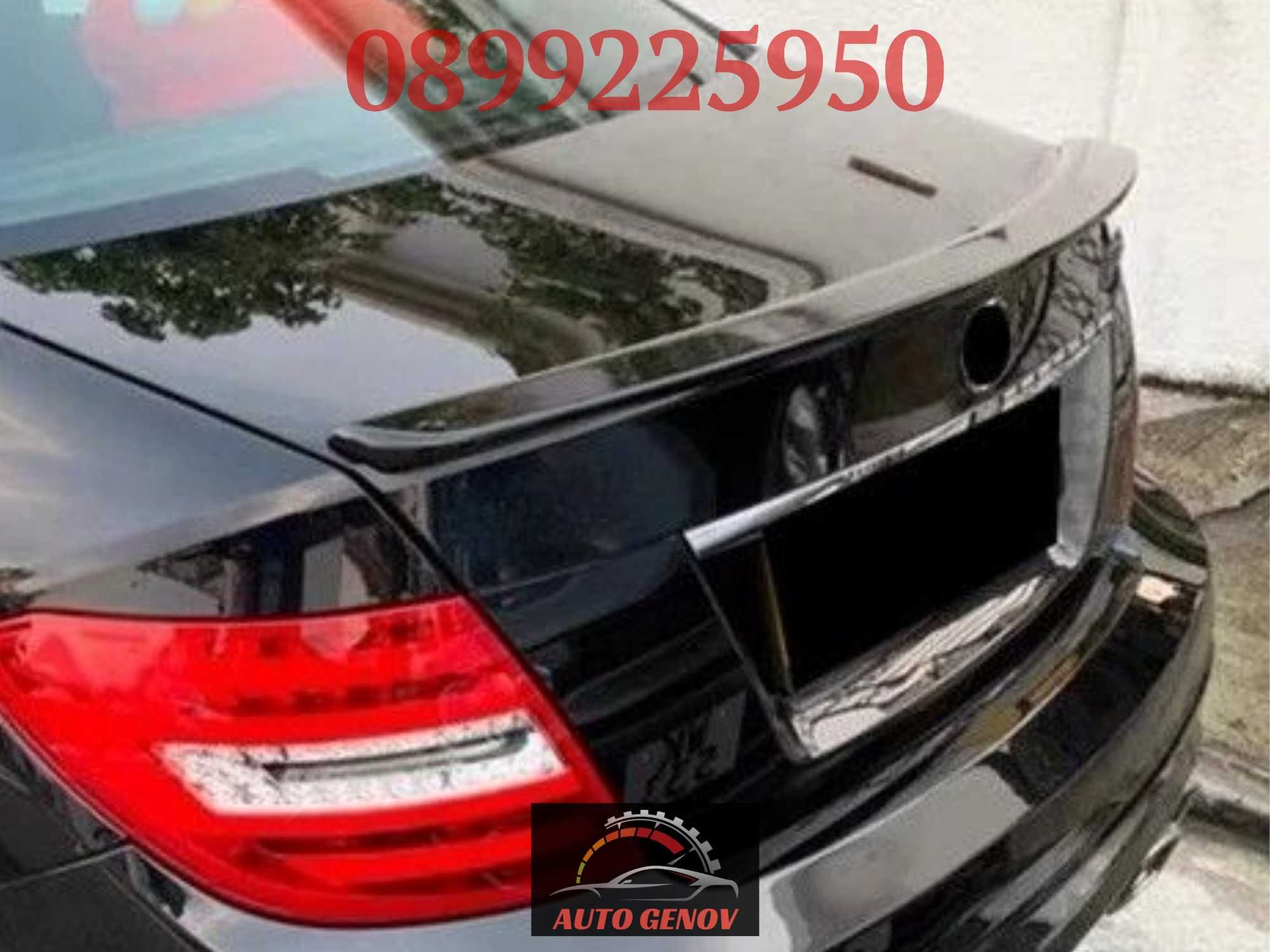 Тунинг Заден Спойлер Mercedes W204 2007 до 14, Черен