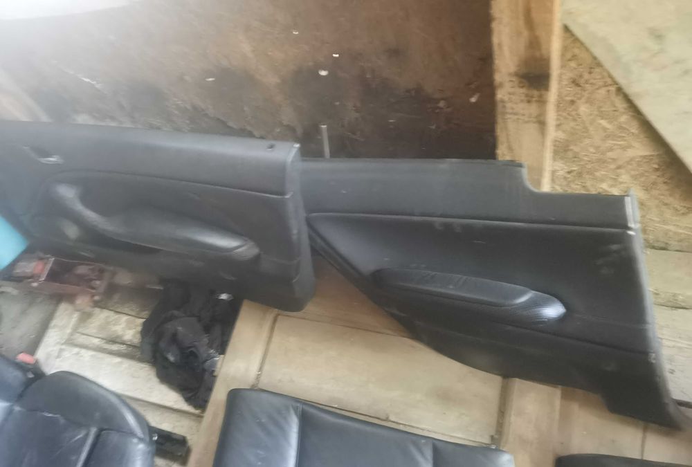 Interior piele neagra bmw e 46 coupe