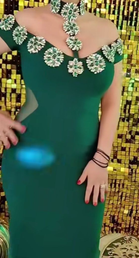 Rochie verde eleganta