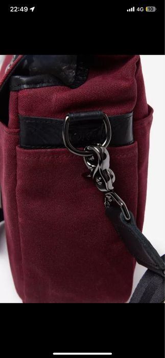 Geanta foto ONA Bond Street Canvas  (Burgundy) ideala Leica