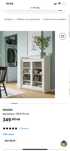 HAUGA витрина със стъклени врати IKEA