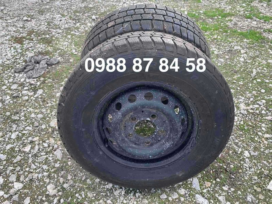 Продавам джанти със гуми за Мерцедес Спринтер зимни 225/70 15ц