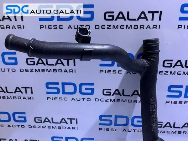 Conducta Teava Apa Lichid Racire Motor Antigel Skoda Superb 2 2.0 TDI CBBB 2008 - 2013 Cod 03L121065H
