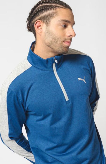 Блуза в цветен блок Puma Cloudspun