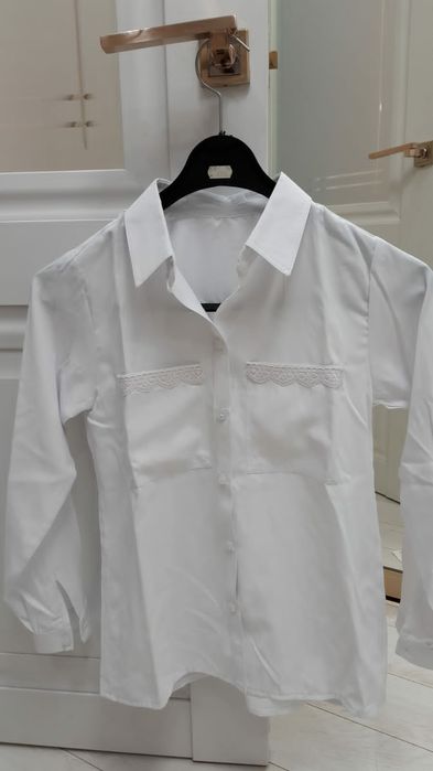 рубашки белые для мальчика в школу новые блузки бином бомбер юбка