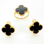 Золотой комплект в стиле Van Cleef & Arpels