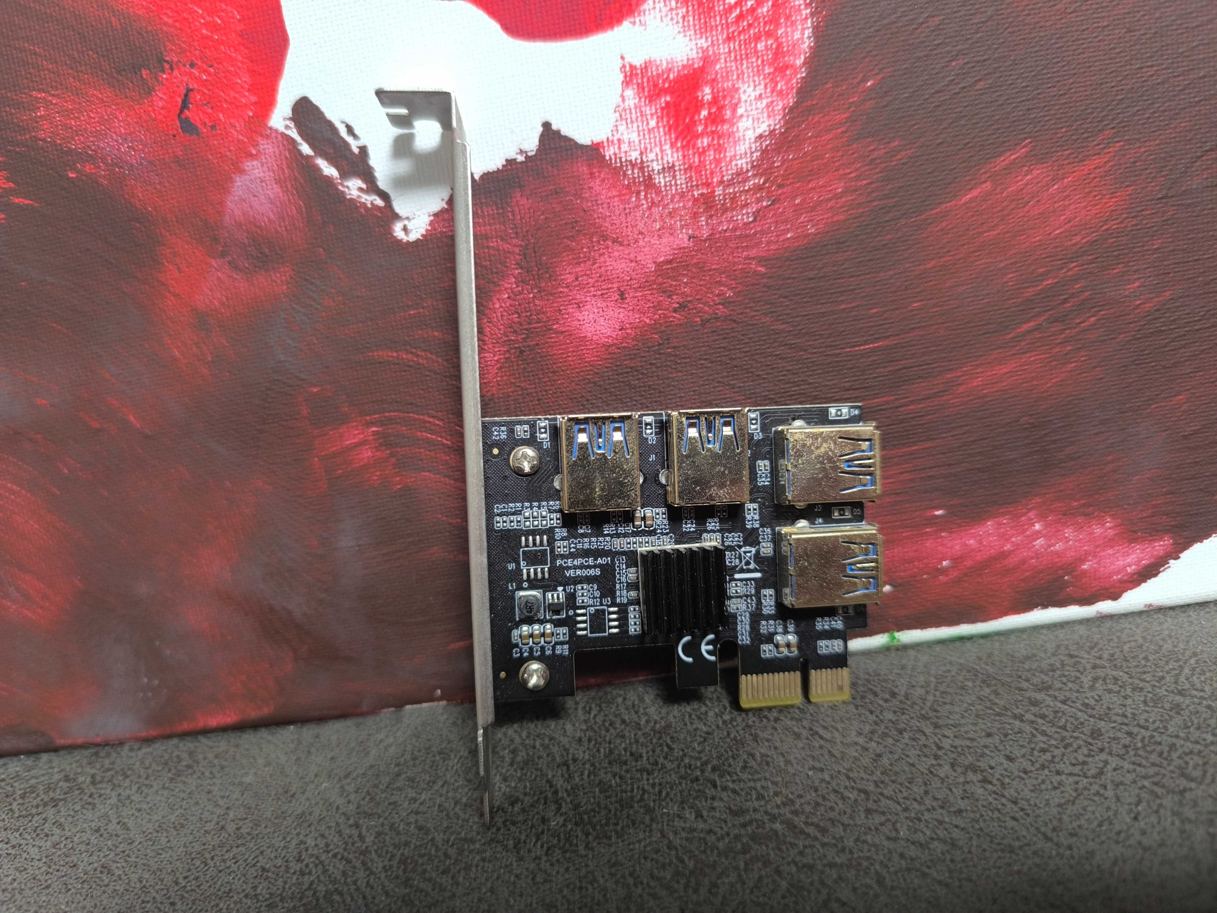Разветвитель для райзеров / Множитель Pci + Райзеры
