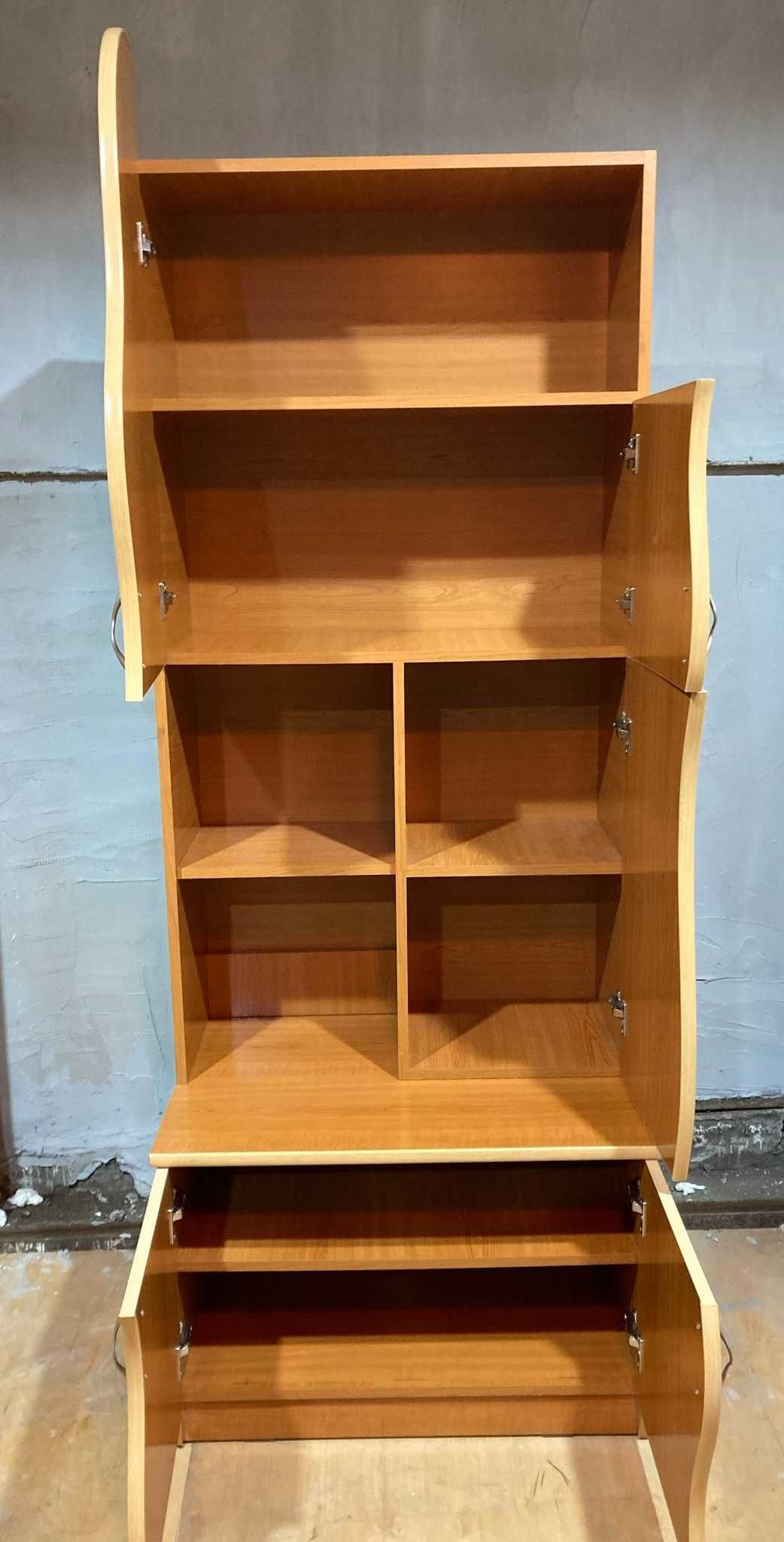 3 buc Corp de Biblioteca modulara cu raft si sertar; Dulap cu polite